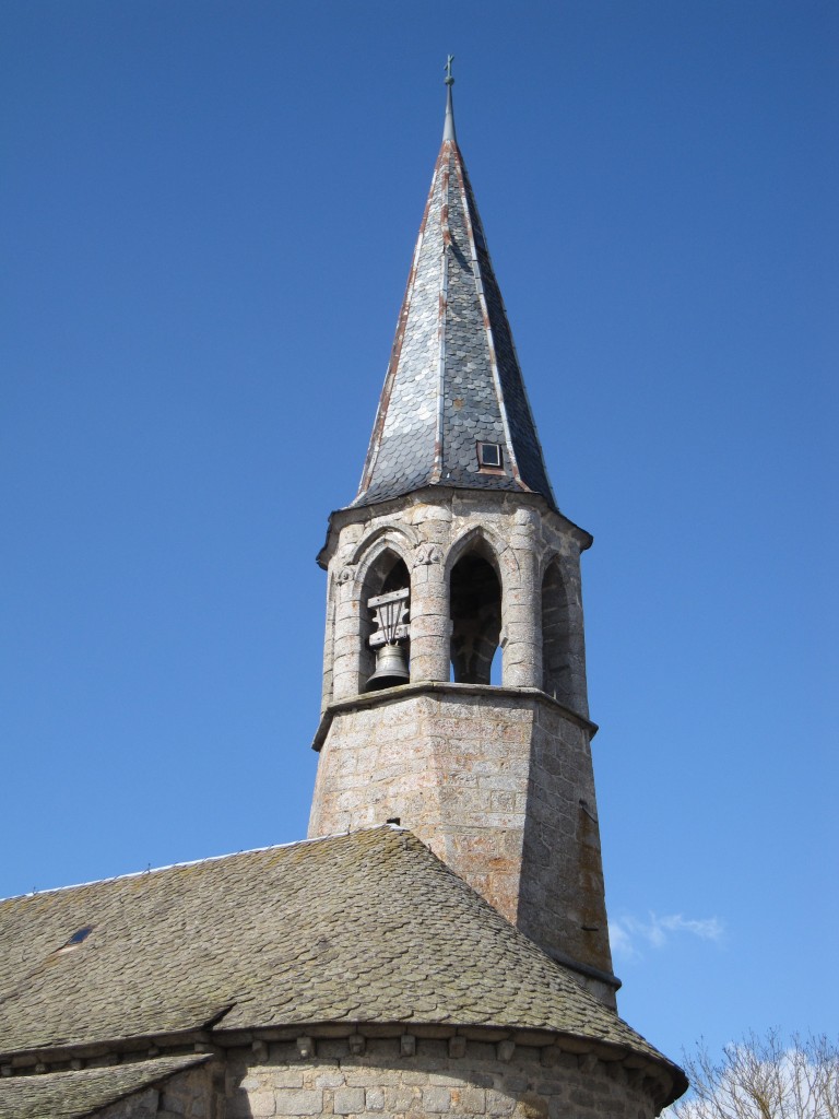 Clocher de la chapelle de la commune de la Chaze de Peyre en Lozère